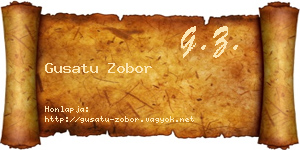 Gusatu Zobor névjegykártya